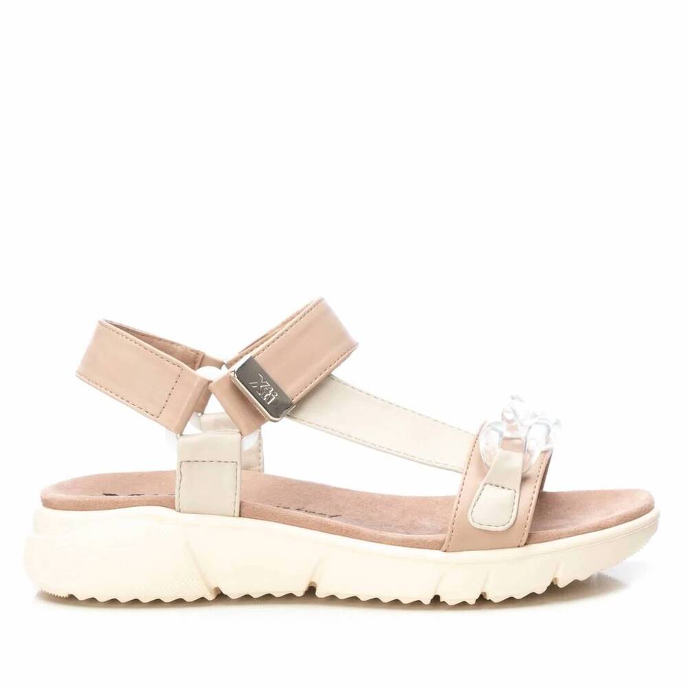 NEW XTI women's flat sandals in khaki